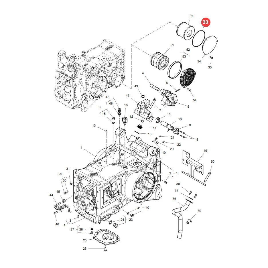 AGCO - 3384524M1 - Massey Ferguson O-Ring per trasmissione anteriore