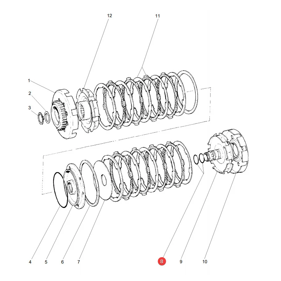 AGCO - 3697842M1 - Anello O di Massey Ferguson