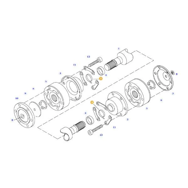 AGCO - 816301080320 - Morsetto dell'asse anteriore Fendt