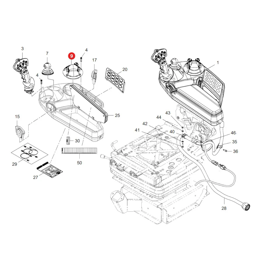 AGCO - F931970160051 - modulo di controllo EHR Fendt