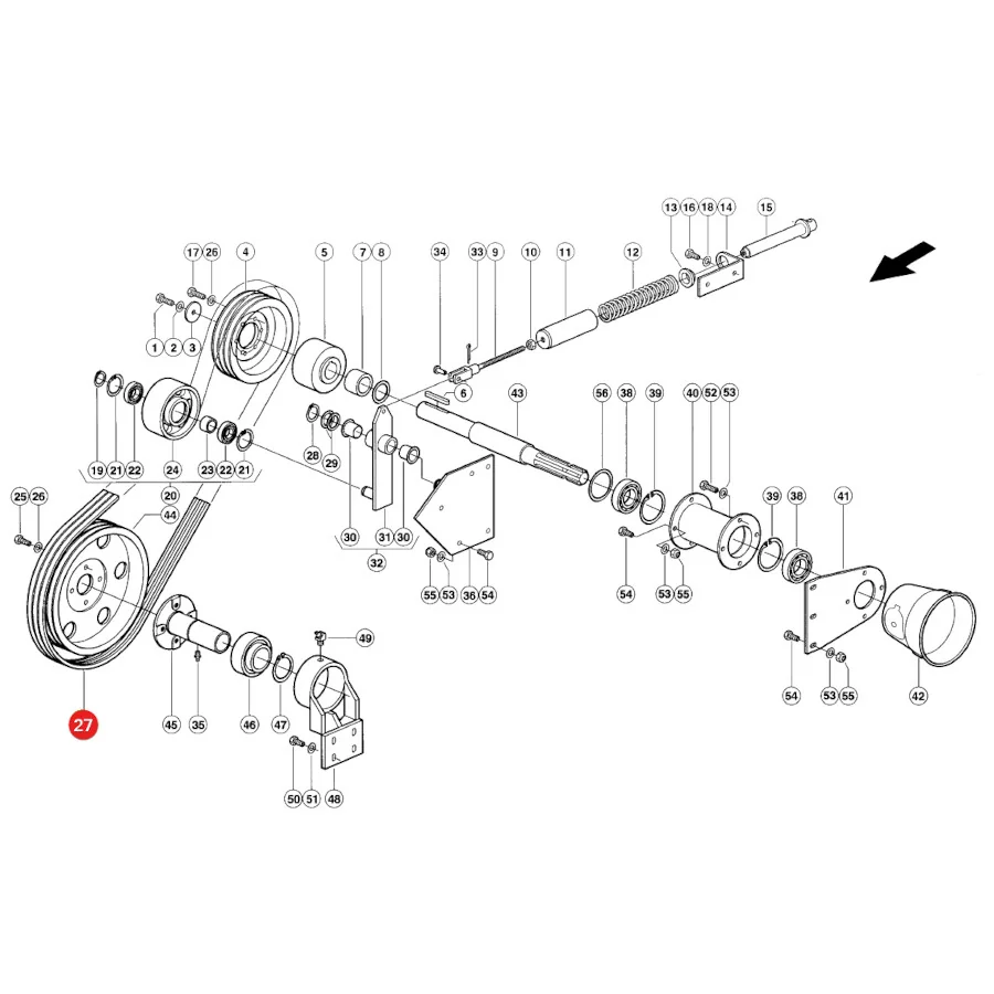 Gates - 1424253 - Cingia V Claas 0009867001