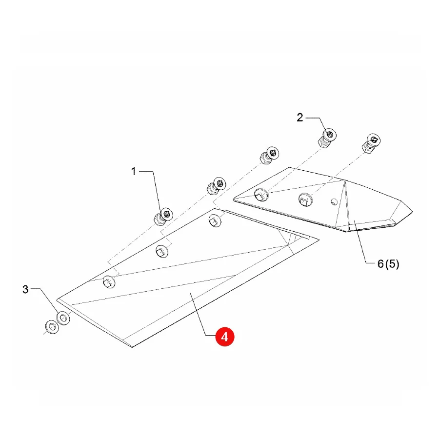 Lemken - 3352035 - Lama sinistra SB56