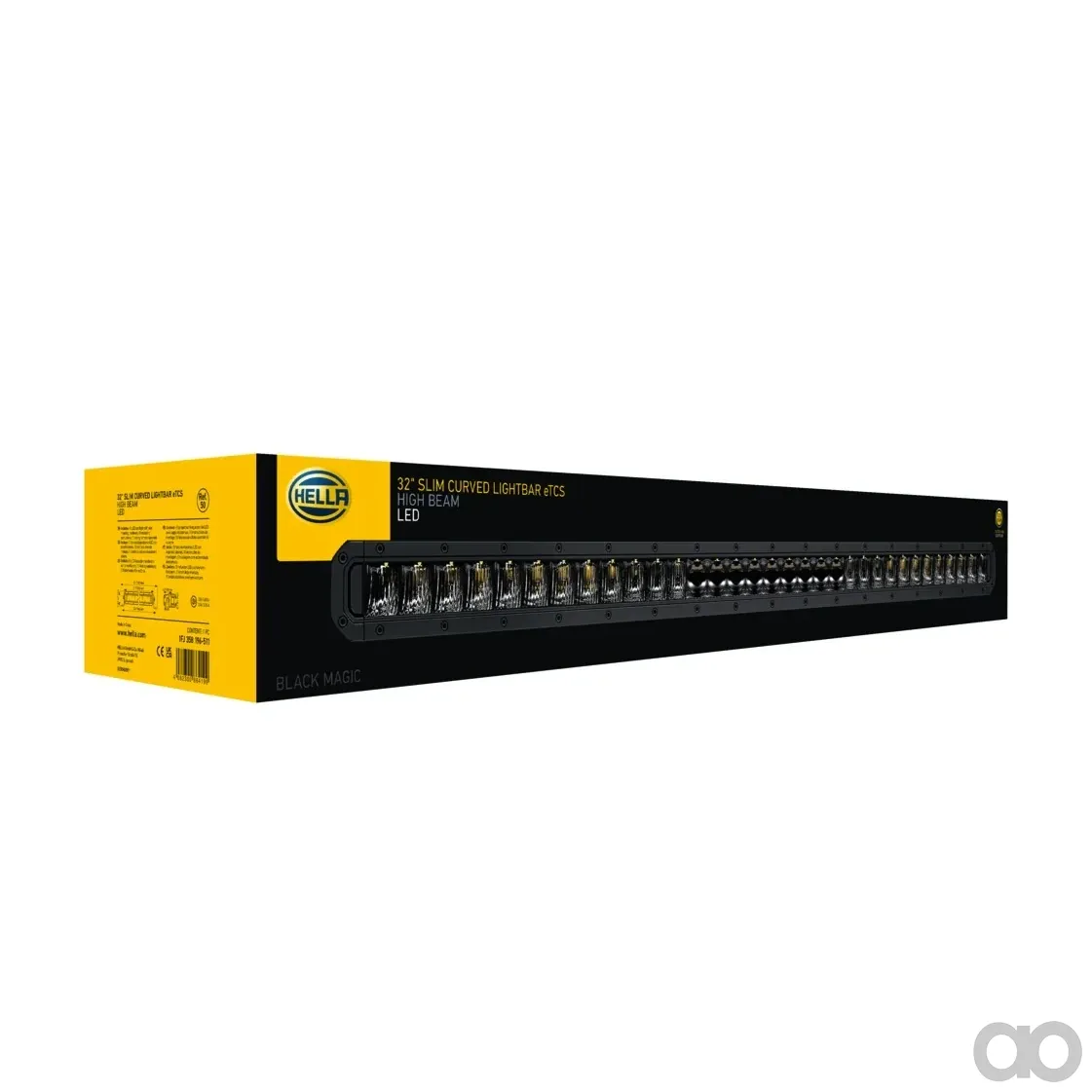 HELLA - 1FJ 358 196-511 - LED-High Beam Headlight, Black Magic Tough Lightbar 32", 12/24V, 5410lm – Front