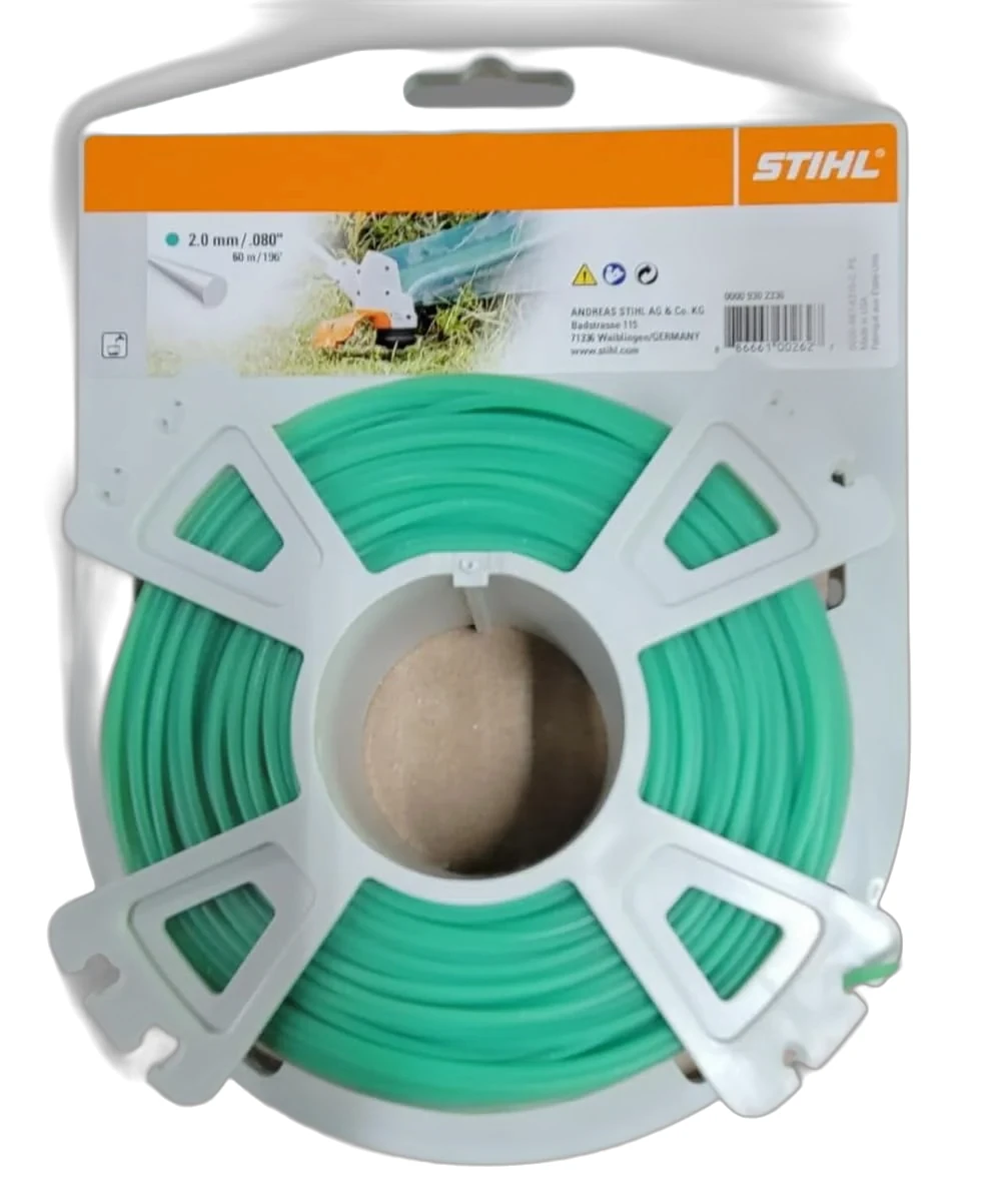 Stihl - 0000-930-2336 - Diametro Linea Tonda 2,0 mm x 60,0 m Verde