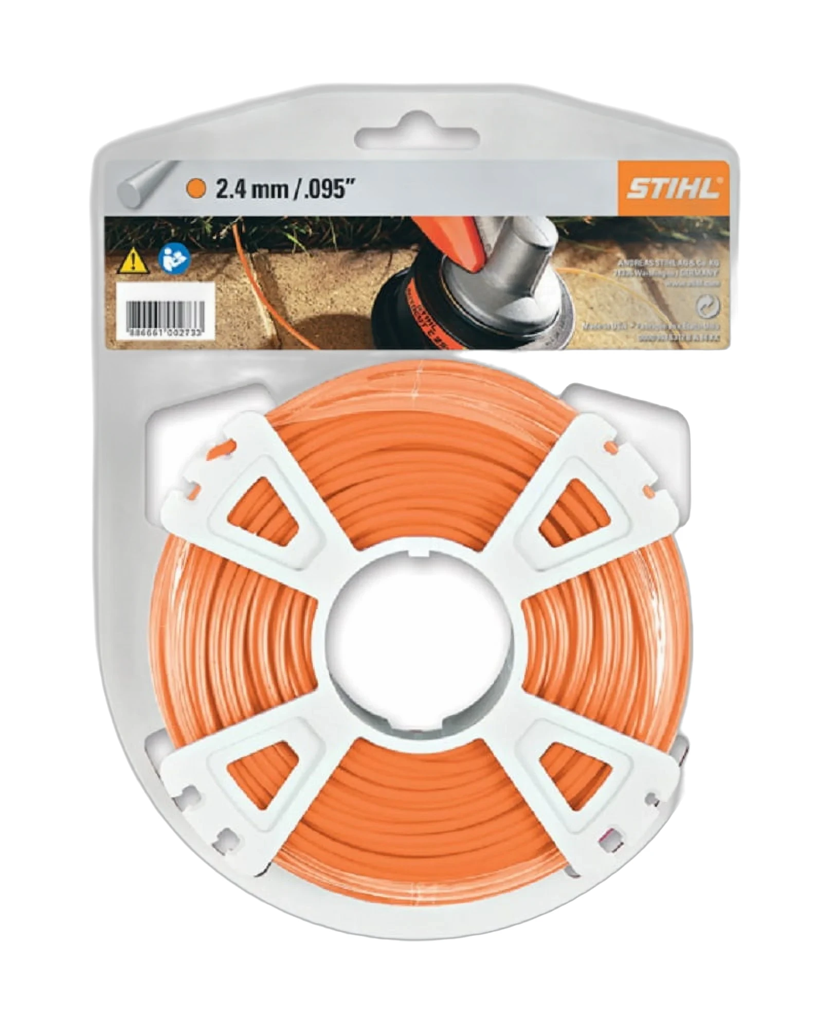 Stihl - 0000-930-2340 - Diametro della linea rotonda 2,4 mm x 83,0 m