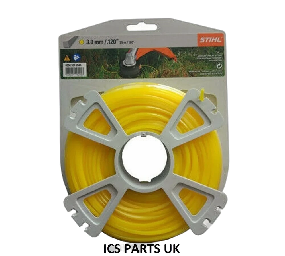 Stihl - 0000-930-2644 - Linea Quadrata Diametro 3,0 mm x 53,0 m Giallo