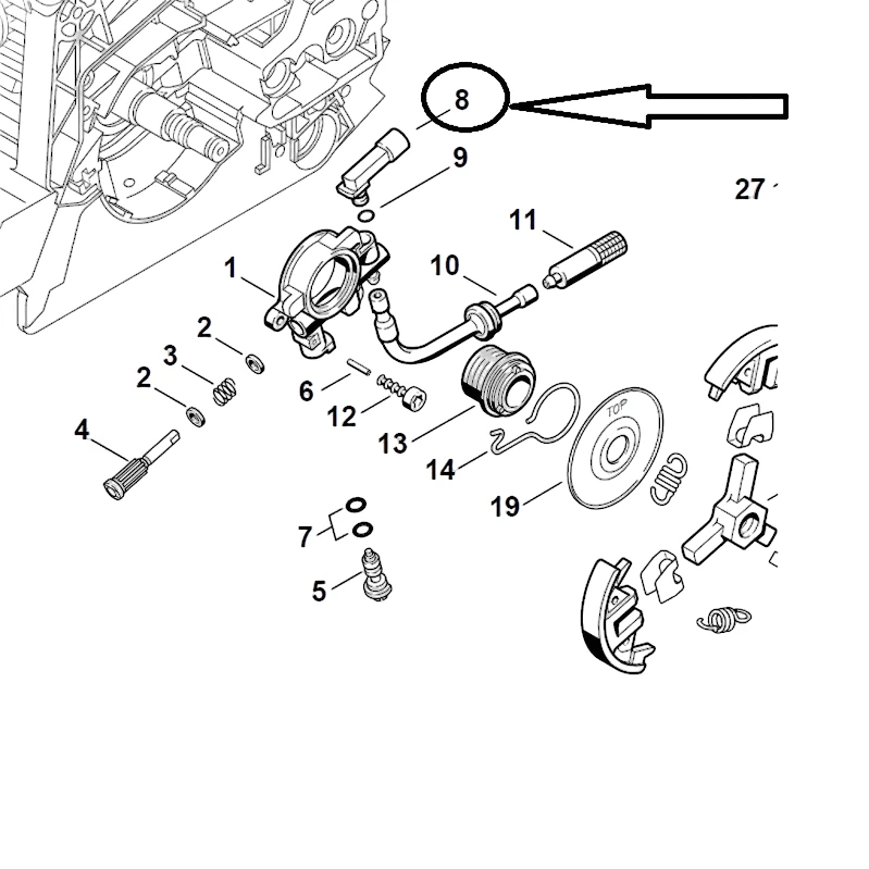 Stihl - 1127-640-9200 - Elemento angolare