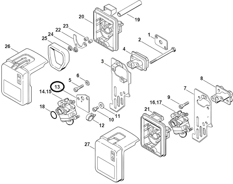 Stihl - 1144-129-0900 - Guarnizione