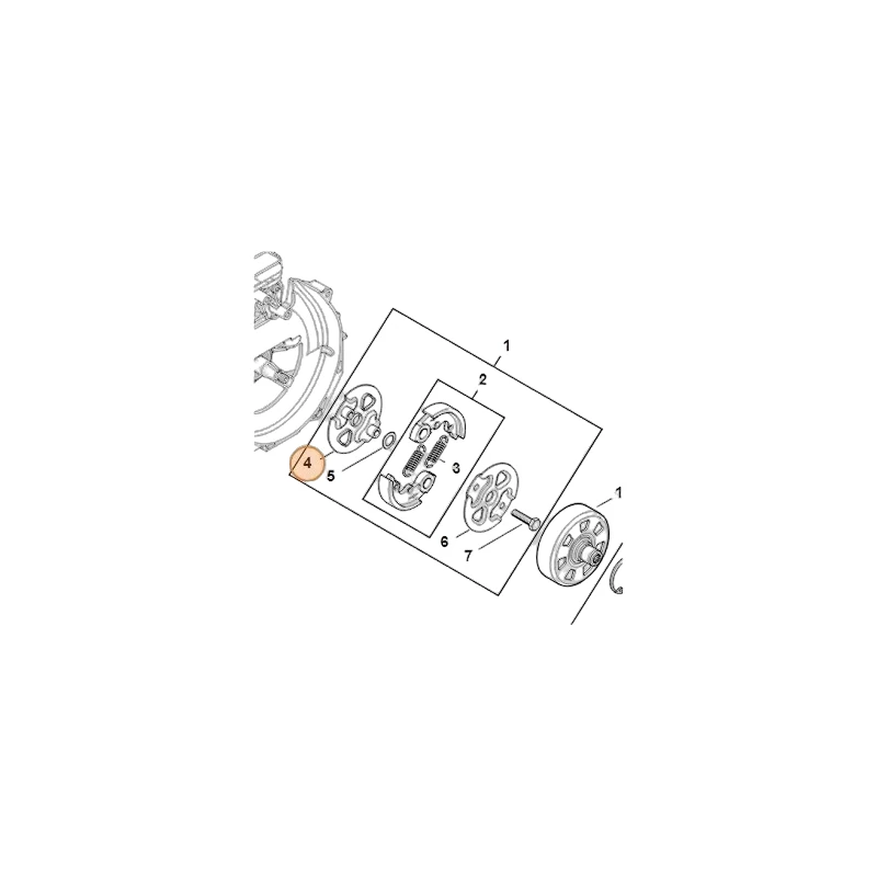 Stihl - 4147-160-3000 - Disco protettivo