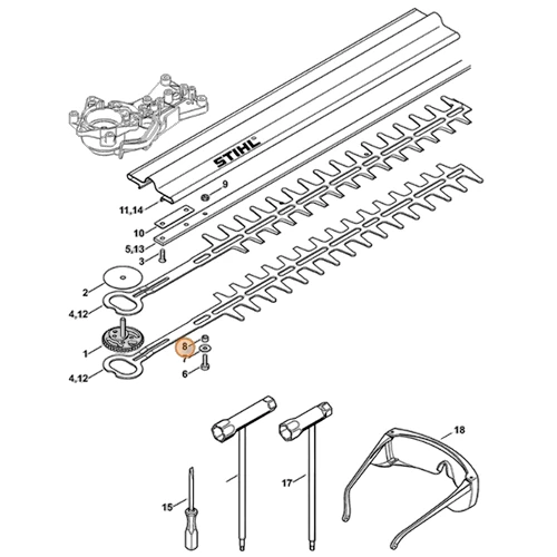 Stihl - 4228-641-4900 - Manica 4,85 mm