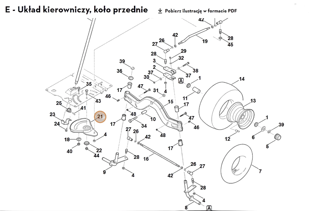 Stihl - 6165-703-4805 - Segmento di ingranaggio