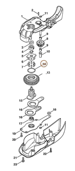 Stihl - 9645-945-7841 - Anello di sigillatura rotondo 30x2
