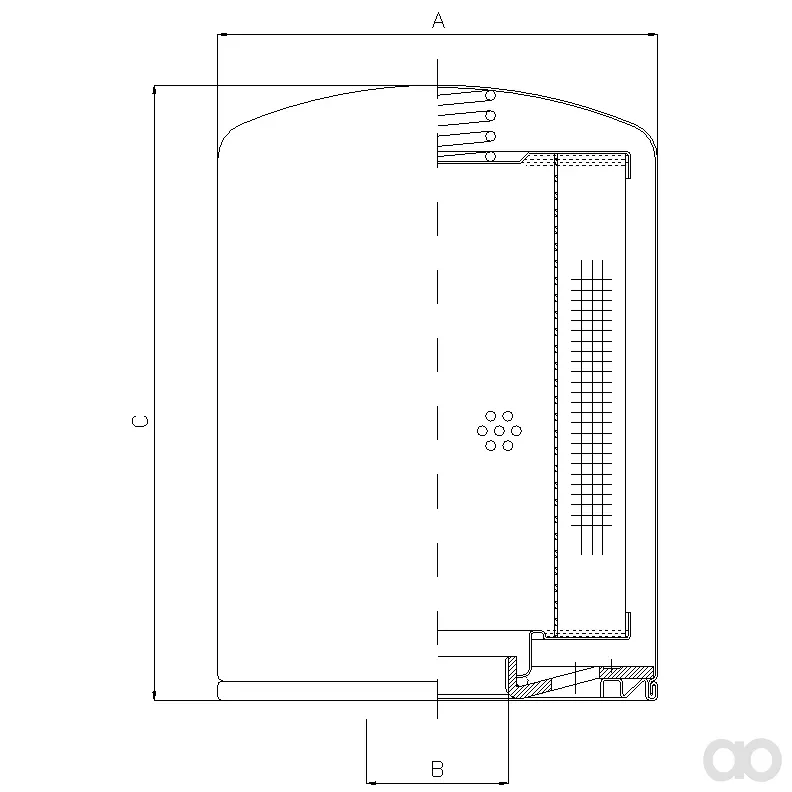 Filtrec - A320C03 - Air filter spin-on (breather)