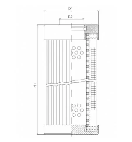 Filtrec - D121T500BV - Elemento filtro idraulico