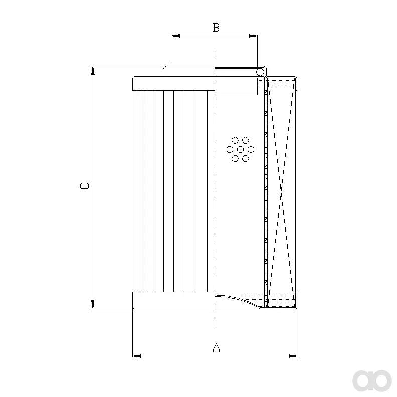 Filtrec - DHD75G10B - Elemento filtro per filtro a pressione