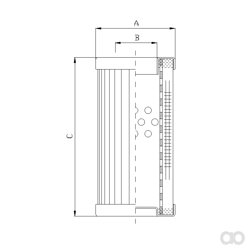 Filtrec - DMD0011E03B - Elemento filtro idraulico