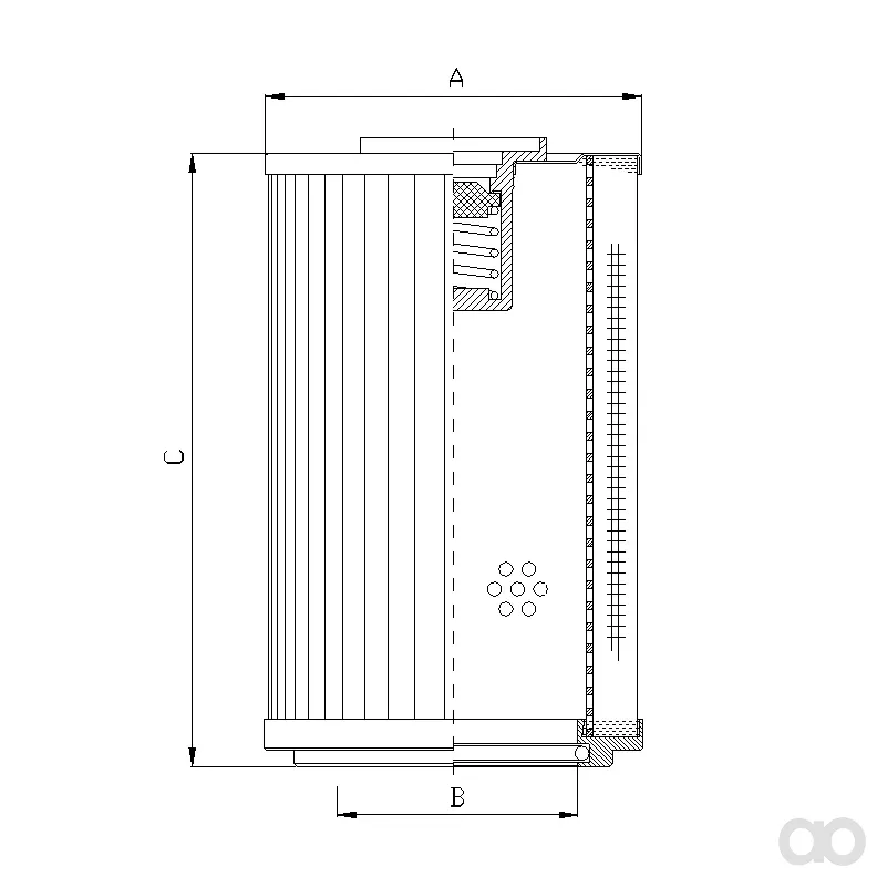 Filtrec - RLR2001B25B - Elemento filtro idraulico
