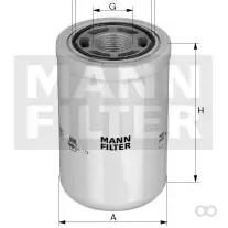 Mann-Filter - WH 1257/1 - Filtro olio