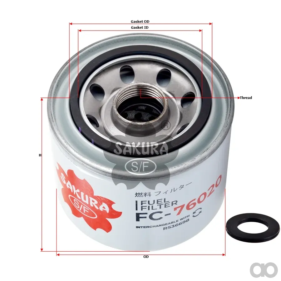 Sakura - FC-76020 - Elemento filtro carburante