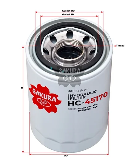 Sakura - HC-45170 - Elemento filtro idraulico