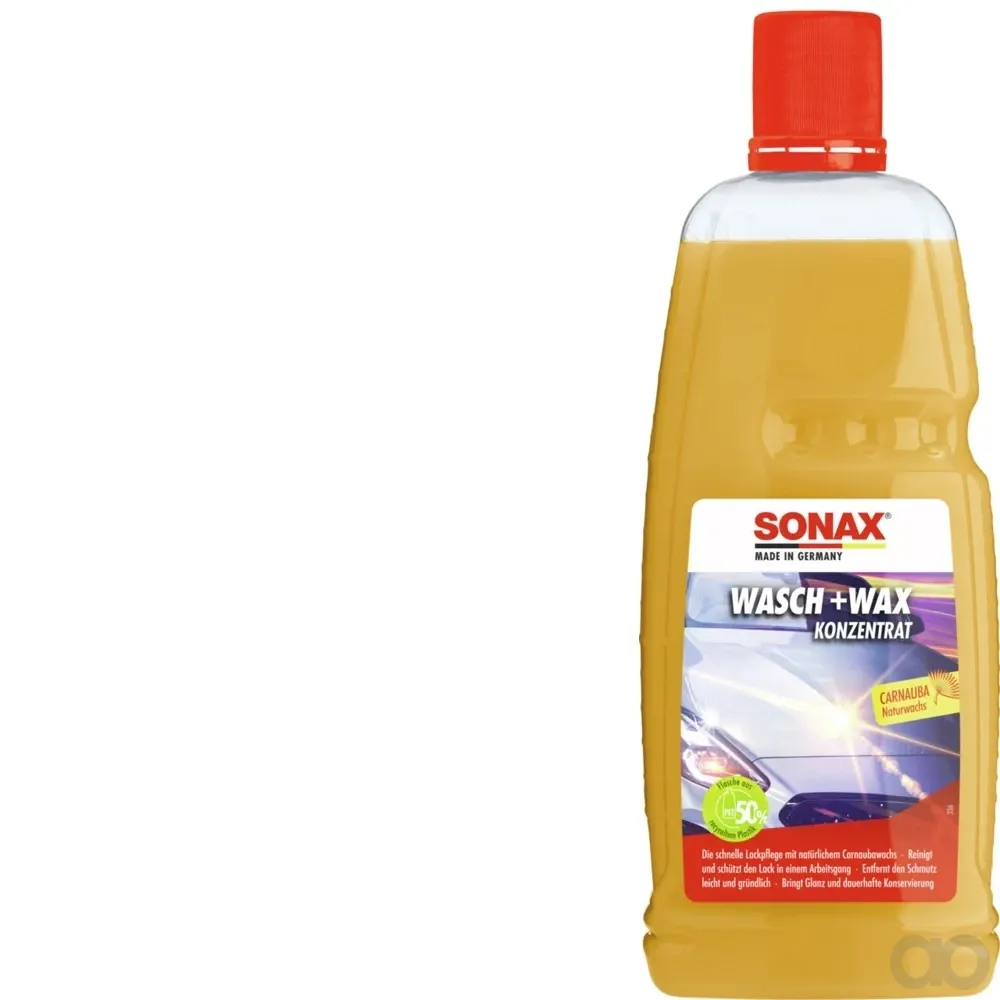 Sonax - SONAX Wasch+Wax - 1 litro - Sonax lavaggio e cera - 1 l