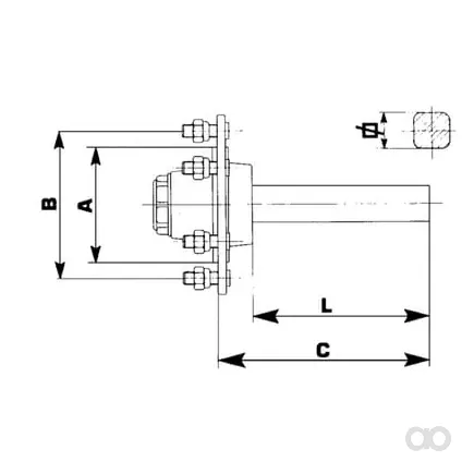 ADR - S40440G200 - Freno a disco non azionato