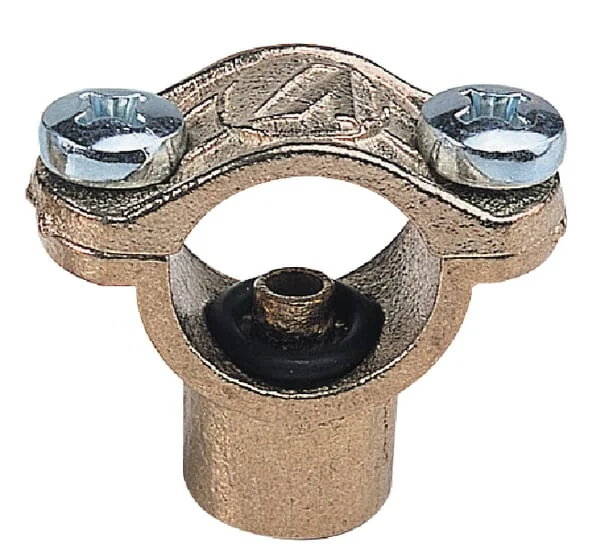Arag - 004215 - Morsetto in ottone per tubo da 1/2" con filettatura 1/4" BSP