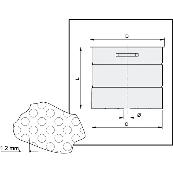 Arag - 006960 - Filtro per cestino in acciaio inossidabile
