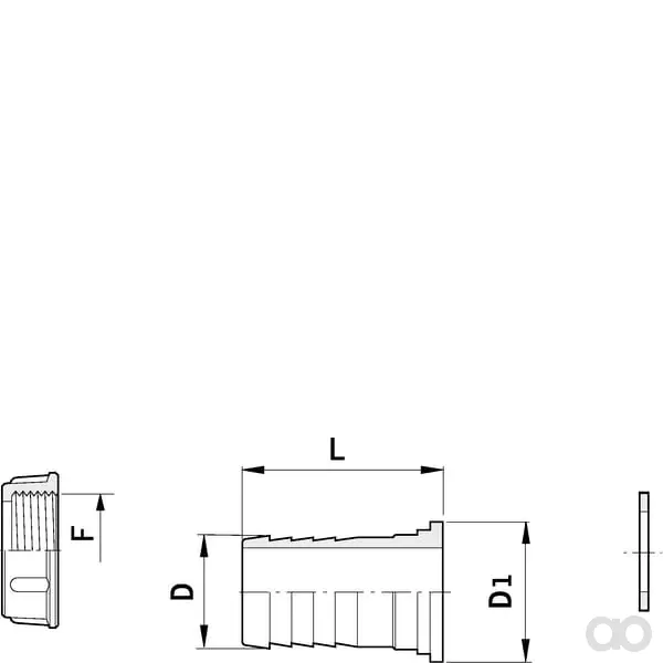 Arag - 105313 - Flessibile per tubo 13 mm - 3/4"