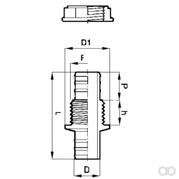 Arag - 108425 - Riduttore 1"