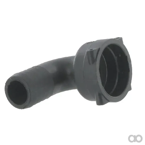Arag - 1190425 - Flessibile con imboccatura a 90° 25 mm con connettore femmina T4
