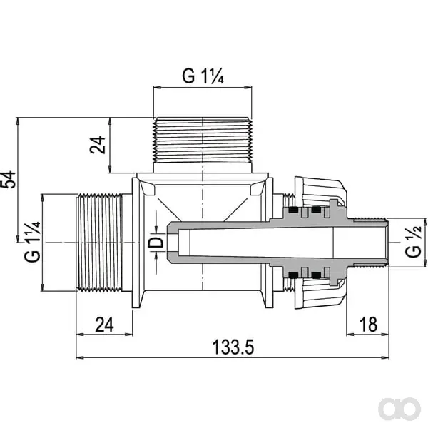 Arag - 135505 - Riduttore con Venturi da 5 mm a 3 vie