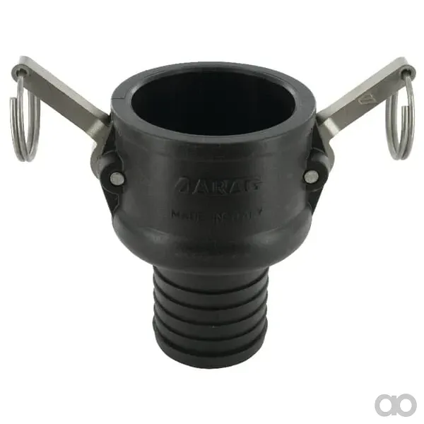 Arag - 18107C - Raccordo a camlock tipo C per connessione tubo da 2", polipropilene
