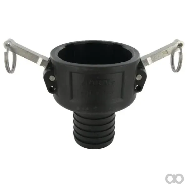 Arag - 18109C60 - Raccordo Camlock Tipo C 3" Connessione per tubo 60 mm, Polipropilene