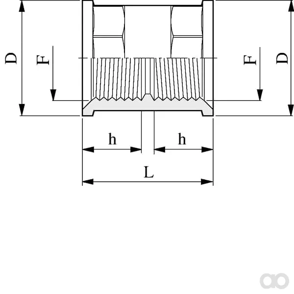 Arag - 2302020 - Unione filettata F/F 1/2"