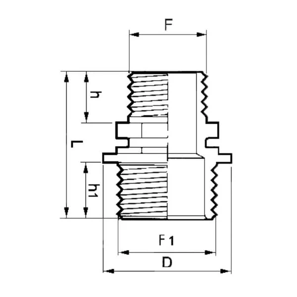 Arag - 2402043 - Bocchetta riduttrice M/M 1"x3/4"