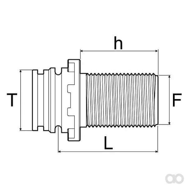 Arag - 2491551 - Connessione serbatoio filettatura esterna 1 1/4" T5M