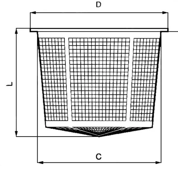 Arag - 300122 - Setaccio per versare: Dimensioni interne 288 mm, esterne 322 mm
