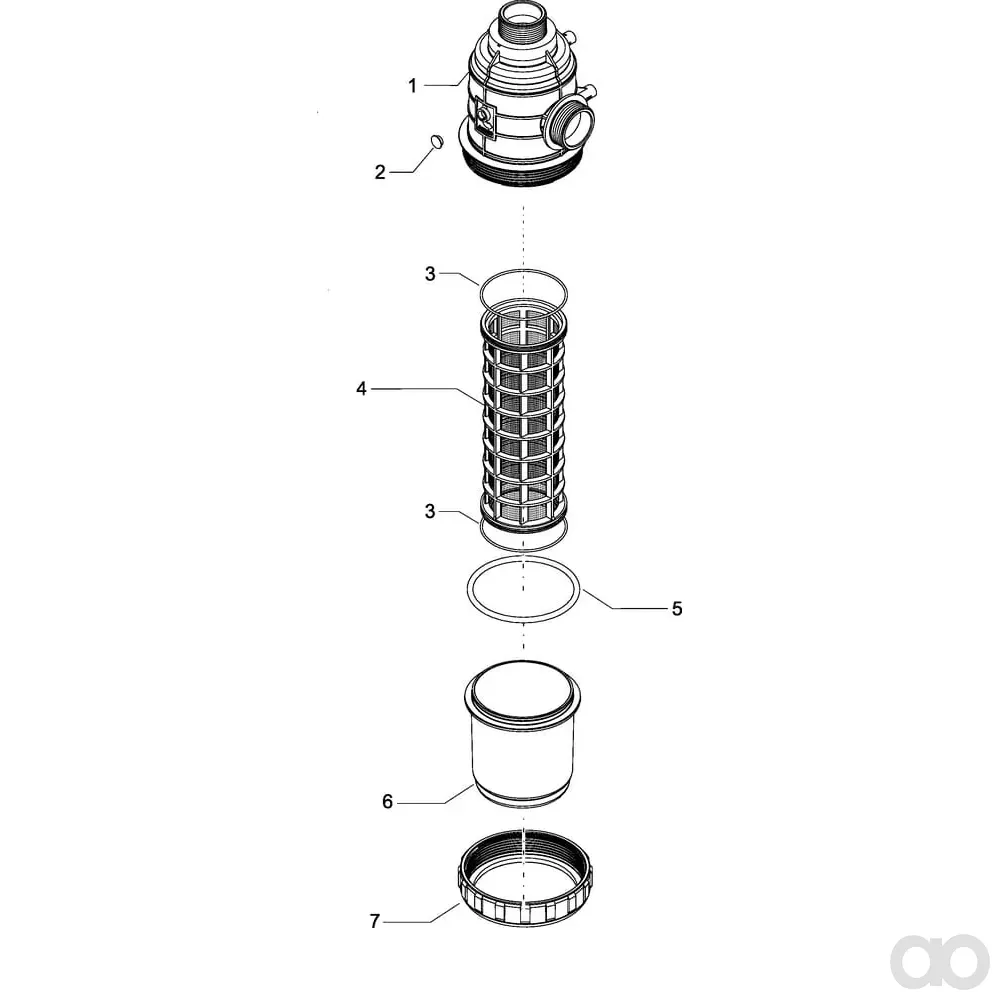 Arag - 3172072 - Filtro a sussione Arag 2" ST