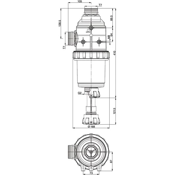 Arag - 31724F3 - Filtro a sussione Arag 200-260 L T7