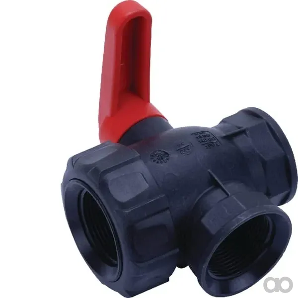 Arag - 45521115 - Valvola a sfera 1 1/4" interrotta a 3 vie
