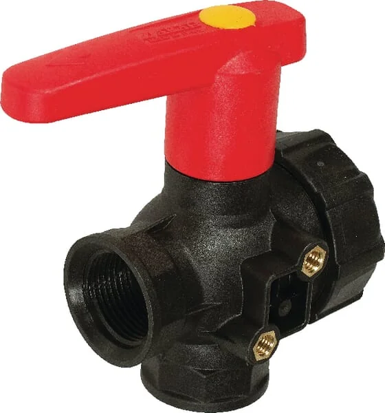 Arag - 45531114A - Valvola a sfera 1" - Manico lungo continuo, 3 vie