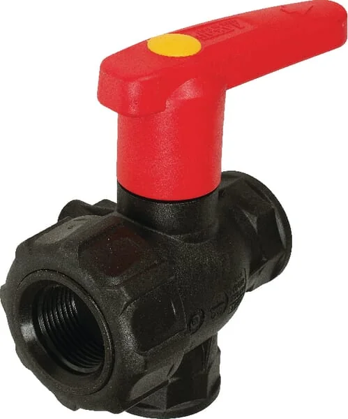 Arag - 45531114A - Valvola a sfera 1" - Manico lungo continuo, 3 vie