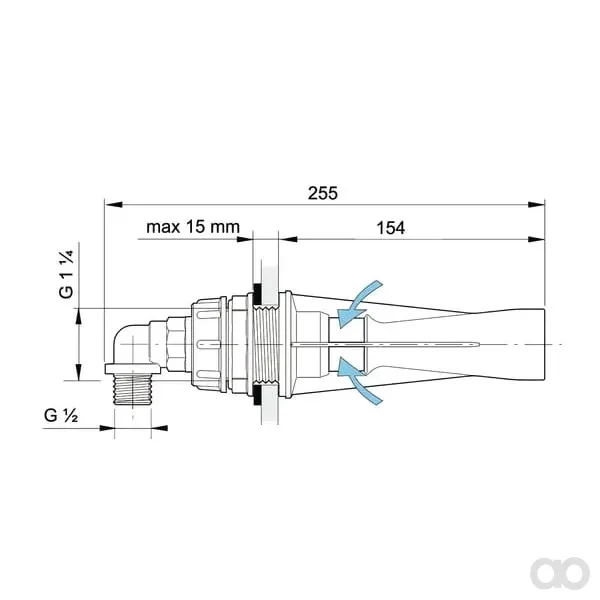 Arag - 5022033 - Mescolatore per serbatoio 3 mm ceramica