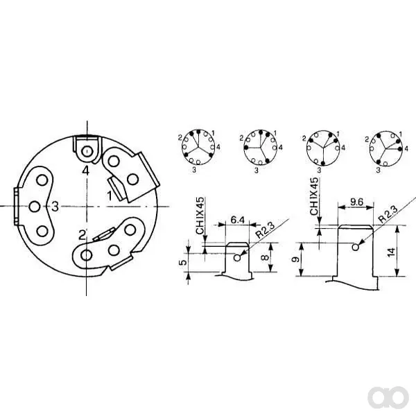 Cobo - 14188000 - Interruttore di accensione 1-2-3-4