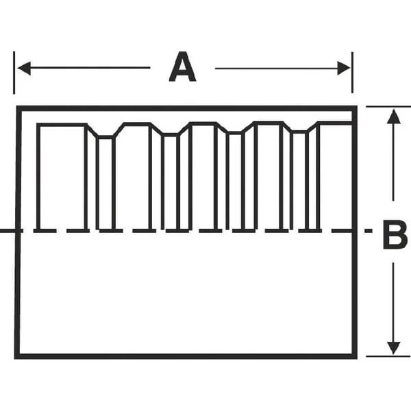 Gates - 20GS1F6 - Manicotto a pressione GS