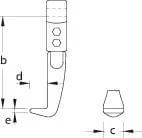 Gedore - 106A200NGED - Morsa per trazione, 200 mm