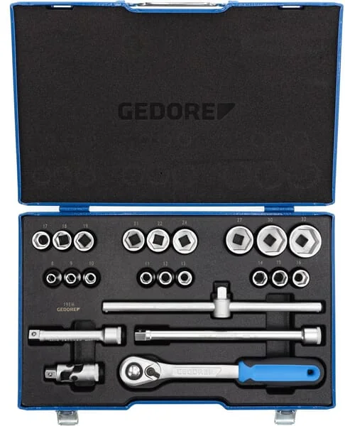 Gedore - DP19EMU20 - Socket Set 1/2, 23-pc
