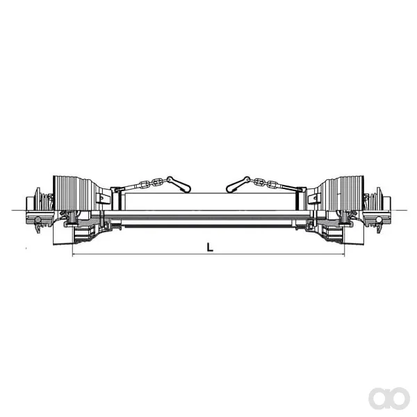 Gopart - PTO10Y21T1210GP - PTO Shaft PTO 10 L: 1210mm