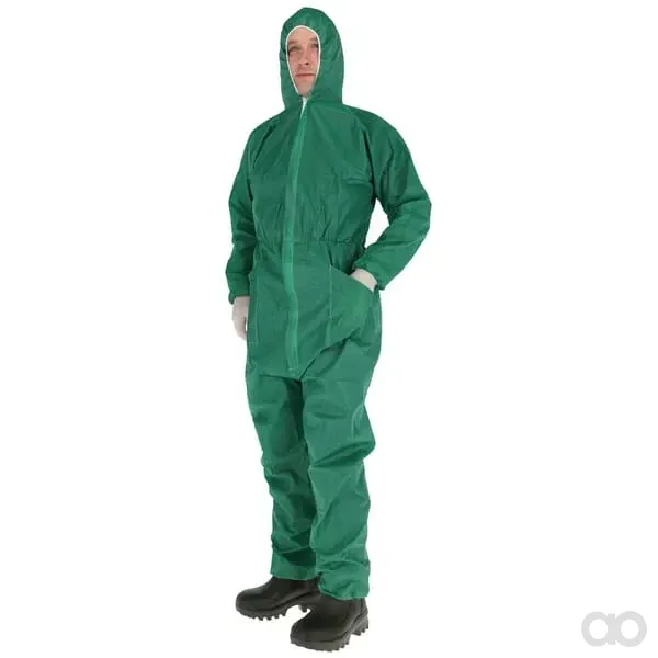 Kerbl - 34382KER - Tute monouso L, Verde, 70gr